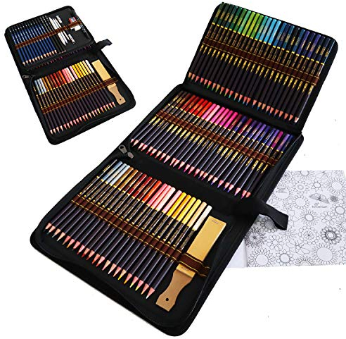 Buntstifte Set für Erwachsene, 96 Stück Bleistift Zeichnen Set für Farbmischung Malen und Skizzen, Ideales für Künstler Anfänger Kinder