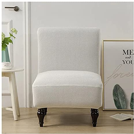 Stretch Sesselbezug ohne Armlehne,Elastisch Sofabezug Sesselschoner Sessel-Überwürfe onhe Armlehnen,langlebig,Jacquard-Stoff, Waschbar,für Wohnzimmer Hotel Haus Esszimmer ( Color : D , Size : 2PCS )