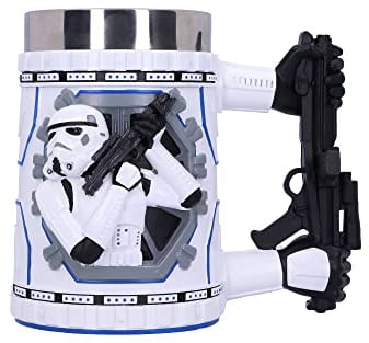 NEMESIS NOW Offiziell lizenzierter Stormtrooper-Krug, Weiß, 18 cm