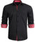 HISDERN Männer innere Kontrast Hemd lässig Formale Klassische Button Down Kleid Hemden Langarm Blumen Kragen Regular Fit 3XL