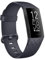 Vancle Silikon Sport Ersatzarmband für Fitbit Charge 4/3/SE - Damen und Herren (L, Midnight)