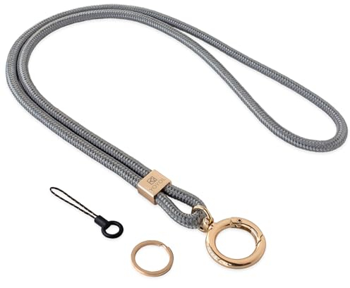 YOYOL Schlüsselband, Halsband-Schlüsselanhänger für ID-Abzeichen, Schlüssel, Handy, Männer und Frauen Cool Umhängeband