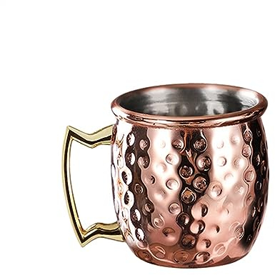 MOOWI Tazas de Té Mini Taza de 60ml, Taza de café y Vino, Taza chapada en Cobre, Suministros de Cocina for el hogar, Tazas for Beber Tazas de Café (Color : B, Size : 60ML)