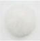 Wisafory Fuchs Pelz Pompon Ball Fellbommel Bommelbälle Bommel Flauschige Pom Pon Fuchs Plüschbälle Fellpompon zum Basteln Bommeln Zubehör für Mützen Beanies und Tasche Weiß