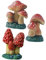 BESTonZON 3St Pilzzubehör bastelset basteln für Pilzfiguren für Terrarien Cute Decor Mikrolandschaft Dekoration Figur Pilze künstlich drehbar Mini-Pilzdekor Feenpilzfigur Harz