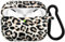 Hülle Case Kompatibel mit AirPods Pro 2, AirPods Pro, Ästhetisches Leopardenmuster Hülle aus Silikon Kompatibel für Frauen und Mädchen mit Karabiner, Stoßfeste, Léopard Dunkelbraun