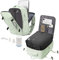 Sac a Dos de Voyage Cabine Avion Sous Vide avec Pompe – Sac de Compression avec Airbag, Port USB, Bagage à Main Imperméable -Vert Menthe