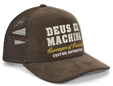 Deus Gumshoe Cord Trucker cap - Potting Brown