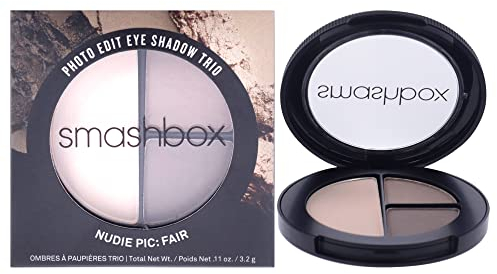 Smashbox Photo Edit Augen Ultra-Tragbare Lidschatten Trio - Nudie Pic:Fair- 0.11oz/3.2g
