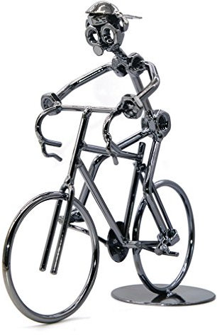 Scultura in metallo Retro Classico Handmade Ferro Bicicletta unica metallo arte decorazione Ornamenti per Biciclette Moto Amanti