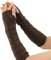 Amorar Armstulpen Winter Fingerlose Handschuhe Damen Gestrickte Armwärmer Stulpen lang Handstulpen Fausthandschuhe Pulswärmer