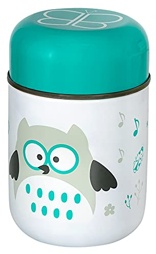 bblüv - Foöd - Contenant Isotherme avec cuillère et bol - Aqua 1 Unité (Lot de 1)