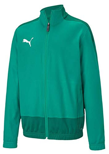 PUMA Kinder teamGOAL 23 Training Jacket Jr Trainingsjacke, Pepper Green-Power Green, 116