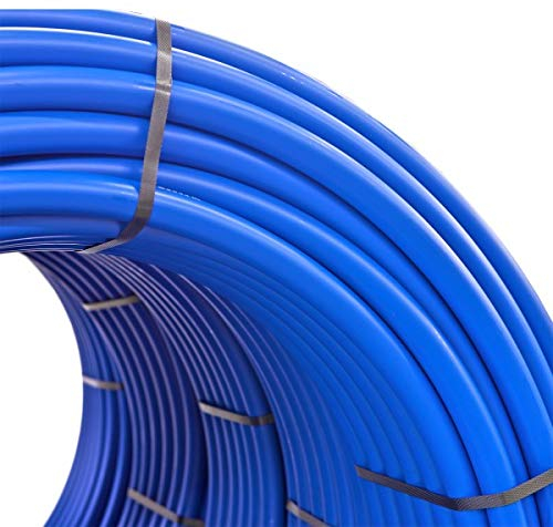 PE 100 PN16 RC Trinkwasserrohr 50 mm 1 1/2 100m für Gartenbewässerung, Wasserrohr Schlauch Schwarz nach DIN EN 12201 gemäß DVGW für Pool, Haus und Garten