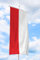 Deitert Bannerfahne 150x400cm rot-weiß