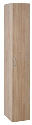 Möbel Jack Schrank - Eiche Sägerau Dekor - 30 x 185 x 40 cm - 6 Einlegeböden