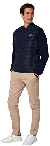 ROLAND GARROS Geduld RDOM0122-MAR-XL Unisex Daunenjacke, ohne Ärmel, Marineblau-Größe XL, Marine