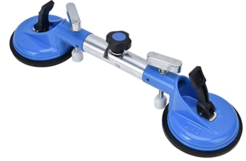 Ventouse en Verre, Angle Réglable, Robuste et Portable en Verre, Puissant élévateur Sous Vide Industriel, Ventouse au Sol pour Soulever et Déplacer le Verre, le Sol, la Fenêtre, le Carrelage, le Grani