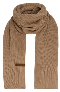 KNIT FACTORY - Jazz Schal - Strickschal für Damen und Herren - Bequemer Schal mit Wolle - Hochwertige Qualität - Nude