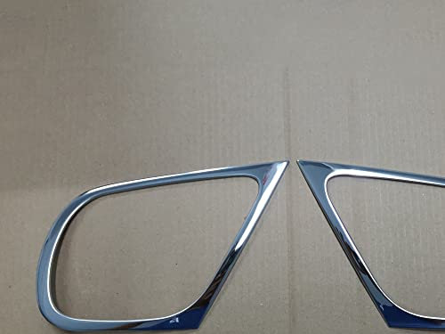 Yucss Nebelscheinwerfer Dekoration Für Renault Für Dacia Für Duster 2018-2022 Auto Chrom Frontleuchten Nebelscheinwerfer Lampenabdeckung: