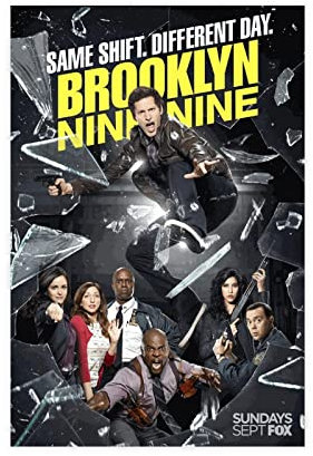 Poster Sur Toile Brooklyn Nine-Nine 99 Poster Leinwand Poster Wandkunst Dekor Druck Bild Gemälde für Wohnzimmer Schlafzimmer Dekoration Rahmen Stil 40 x 60 cm