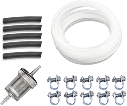 Aim Tools Auto Diesel Standheizung Schlauch Ersatz Kraftstoffrohr Kraftstoffleitung Leitungsfilter Schlauchschellen Kit 3,5 Meter für Webasto Eberspacher Air Diesel-Heizung