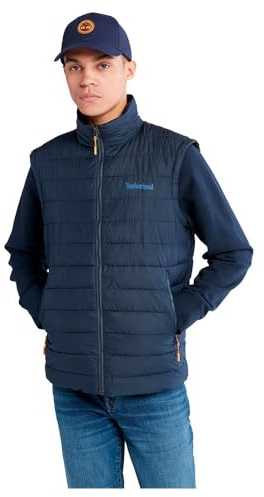 Timberland Gilet Idrorepellente Ripiegabile Axis Peak da Uomo TB0A5XR5 (L, Zaffiro Scuro)