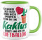 Tasse Witz Geschenk, Ich würde dich auch dann noch umarmen wenn du ein Kaktus wärst und ich ein Luftballon Kaffeetasse mit Spruch süß Kaffee-Becher Liebe Freundschaft Beziehung Humor (Weiß/Grün)