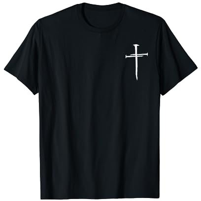 Christliches Jesus Nagel Kreuz Christ's Kreuzigung Religion T-Shirt
