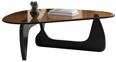 KIRANDY Solid Wood Rattan TV Stand, Vintage Japanese Style TV Cabinet for Small Living Rooms and Bedrooms (Color : P 114x82x40cm black table wooden)