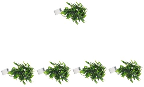 Uonlytech 5 Stück Schnur Monstera-blatt-rebe Batteriebetriebene Lichterkette Tiki-party-dekorationen Beleuchtete Palmengirlande Pflanzenrebe Hängende Girlande Mann Plastik Blinkt Anlage