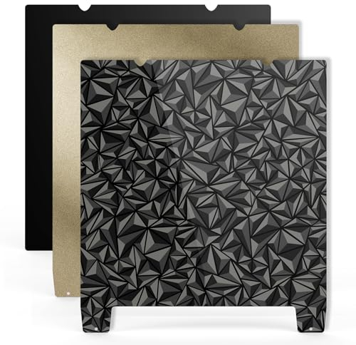 Tofelf strukturierte PEI-Platte und glatte PEO-Bauplatte, 235 x 235 mm, Federstahl-Druckbett, magnetische Basis für K1/Ender 5 S1/Ender 3 S1 Pro/Ender 3 S1/Ender 3 V2 Neo/Ender 3 V2 3D-Drucker