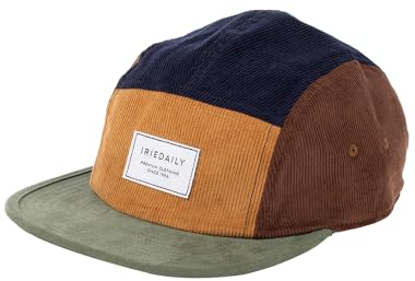 IRIEDAILY Corvin 5 Panel Cap, Brown Olive, One Size