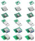 YINETTECH 18pcs USB vers Dip Breakout Adaptateur Convertisseur Mini 5p USB/2,54 mm 4p/USB 2.0 4p/USB 3.0 Plat/Micro USB Type B/USB Type-B Carré PCB Module de Carte de Dérivation d'alimentation