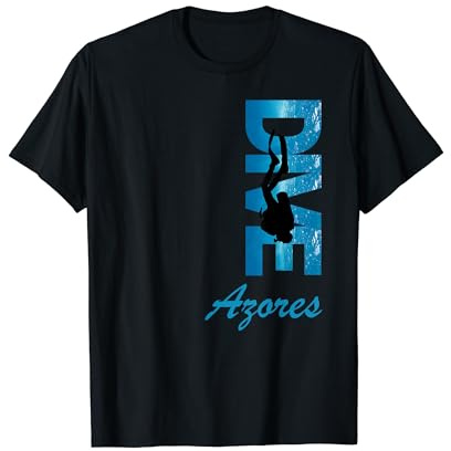 Tauchen Sie auf den Azoren, Portugal, Tauchausflug, Diver Tee T-Shirt