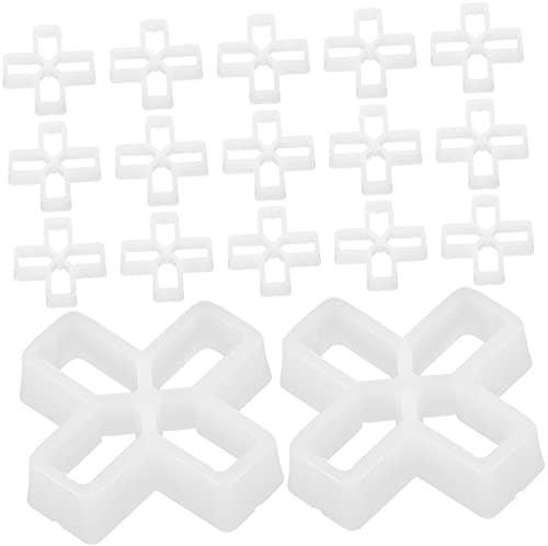 DOITOOL 100pcs Tile Leveling Spacers Cross Tile Grout Spacers for Pool and Flooring Installation Easy to Use Precise Spacing for Even Layout