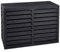 EVOLAR Evo-Cover Abdeckung/Verkleidung für Klimaanlage und Wärmepumpe für Außengerät Garten Balkon – Schutzgitter/Sichtschutz aus WPC mit Lamellen – Modell: XS, Farbe: CHARCOAL GREY