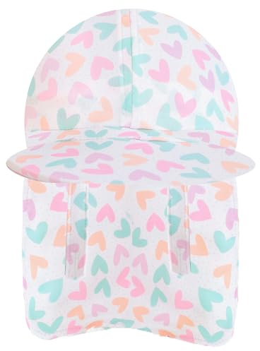 Gifts Treat Kinder Legionäre Hut, UPF 50+ Sonnenschutz Schwimmkappe Flap Hat im Dinosaurier-Muster für Kinder, Jungen Sonnenhut mit Nackenschutz