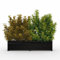 The Sussex Garden Planters (Slatted Black, 4FT)