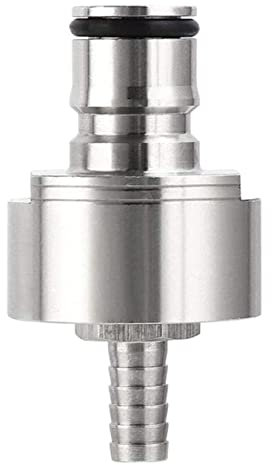 RLVYTA Cerveza elaborada 5/16 lengüeta &erio; Tipo de desconexión de Bloqueo de Bola Acoplamiento de CO2 a Accesorio de Barril de Jugo de Cerveza Kit Cerveza(Carbonation Cap)