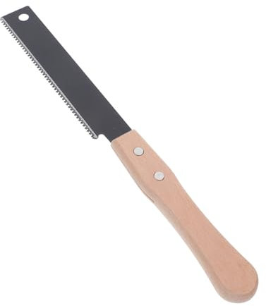 Mikikit Kleine Handsäge für Holz mit Stahlblatt für Präzises und Effizientes Schneiden im Heimwerkerbereich und Selbstgemacht Holzbearbeitung zu Hause