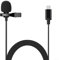 Micros pour téléphone portable type C Lavalier Mini micro directionnel avec cordon de 1,5 m pour une intégration sans couture pour smartphone