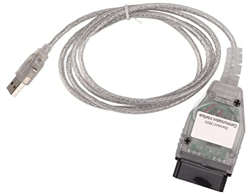 Klanata J2534 Mini VCI OBD2 Diagnosekabel, ARM CPU SMD Chip Interface für K-Line ISO 9141, KWP 2000 ISO 14230-4, SAE J1850, CAN 2.0B, Kompatibel mit 16-Pin J1962 und Alten 22-Pin Steckern