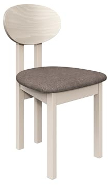 Mirjan24 Esszimmerstuhl Kizeko III, Polsterstuhl, Rahmen aus Buchenholz Gepolsterte Sitzfläche aus Stoff Stuhl für Arbeitszimmer Esszimmer Küchenstuhl (Cashmere/Hygge 20)
