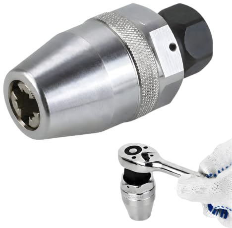 Lazheng Extracteur de Goujon 3/8, Douille Extracteur de Boulon en Acier | Extracteur de Vis au Chrome-Vanadium, Extracteur de Boulon Universel pour Retirer les Goujons de 1/4 à 1/2 (6mm-12mm)