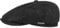 Stetson McCook Vintage Ledercap - Flatcap Herren/Damen - Schiebermütze aus Leder (Schwein, Velours) - Schlägermütze mit Baumwollfutter - Flat Cap Winter/Sommer schwarz S (54-55 cm)