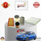 KIT TAGLIANDO 4 FILTRI CORSA D 1.3 CDTI 55KW 75CV DAL 2007 ->