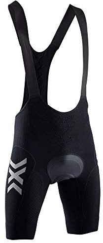 X-Bionic Twyce 4.0 Bike Bib Shorts Padded Men, Uomo, Black Melange, S