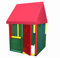 Move and stic Spielhaus für Kinderzimmer Indoor und Outdoor Gartenhaus - Kinderspielhaus perfekt zum Ergänzen oder um mit MoveAndStic zu starten (Spielhaus mit Fenster Tür und Stoffdach)