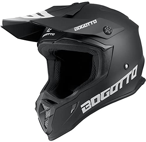 Bogotto V332 Motocross Helm, schwarz/matt, L